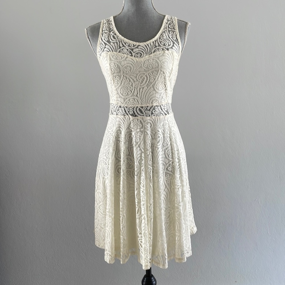 White casual dress
